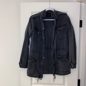 Talula Cargo Jacket Grey